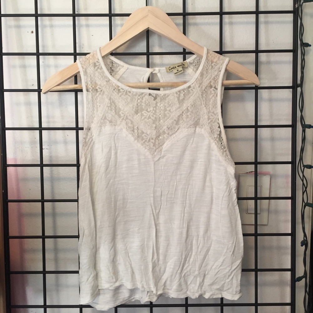 pretty lace tank top